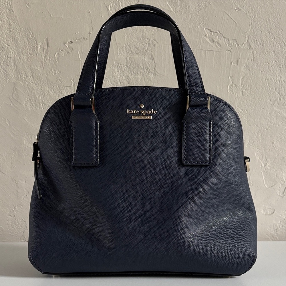 Kate Spade Cameron Street‎ Small Lottie Ladies Navy Leather Satchel Bag